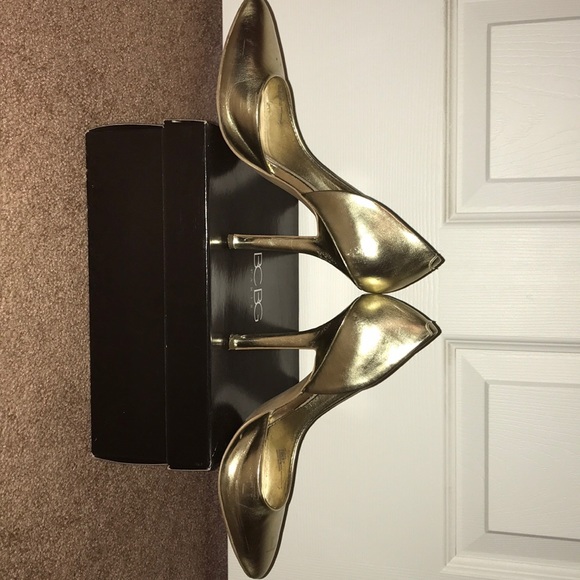 Gold BCBG Heels - Picture 4 of 6